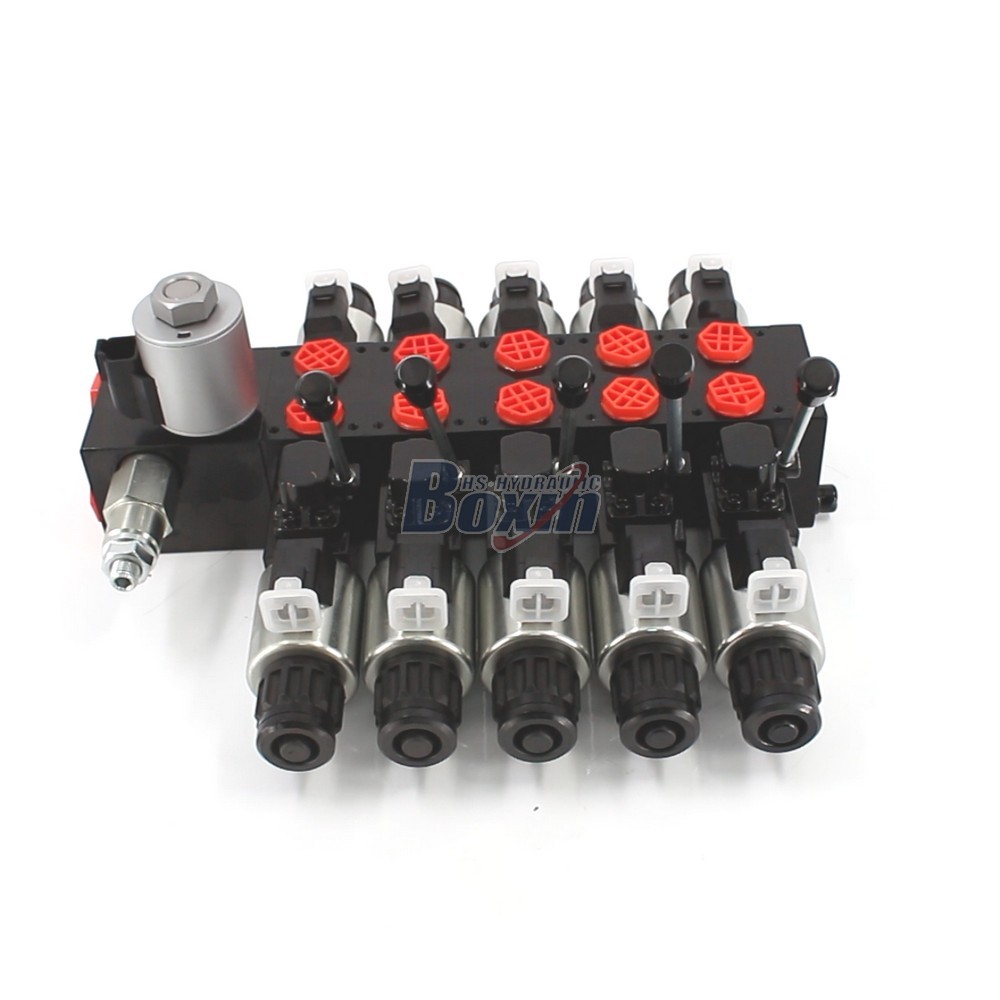 Wholesale DCV56 Solenoid 5 Spool Directional Valve Factory Price main image
